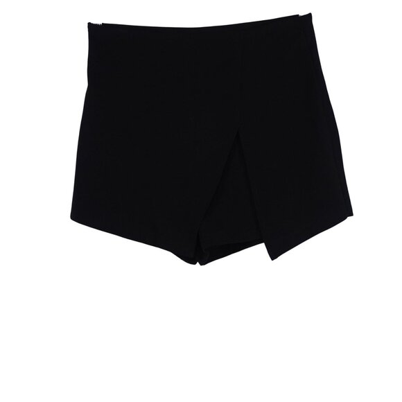 Shein Black Skort Shorts Women Size S US 4 Zipper on Side - Picture 1 of 10